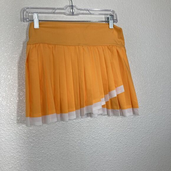 OFFLINE By Aerie Skort Womens Medium Orange Pleated Tennis Athletic Real Good - Picture 3 of 16